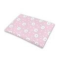 Pink Rabbit Pattern Print Pet Cooling Mat Cover