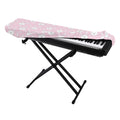 Pink Rabbit Pattern Print Piano Keyboard Cover