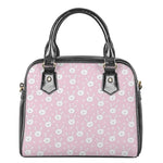 Pink Rabbit Pattern Print Shoulder Handbag