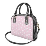 Pink Rabbit Pattern Print Shoulder Handbag