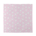 Pink Rabbit Pattern Print Silk Bandana