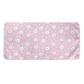 Pink Rabbit Pattern Print Towel