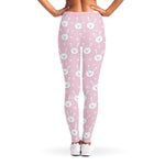 Pink Rabbit Pattern Print Women's Leggings