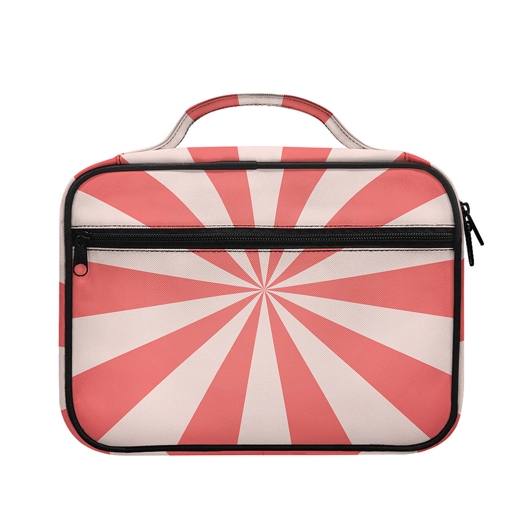 Pink Radial Rays Print Briefcase Bible Bag