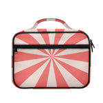 Pink Radial Rays Print Briefcase Bible Bag