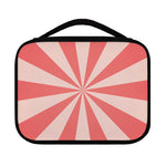 Pink Radial Rays Print Classic Bible Case