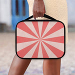 Pink Radial Rays Print Classic Bible Case