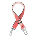 Pink Radial Rays Print Dog Seat Belt