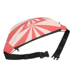 Pink Radial Rays Print Fanny Pack