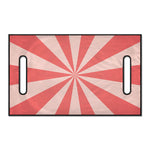 Pink Radial Rays Print Golf Cart Seat Cover