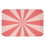 Pink Radial Rays Print Indoor Door Mat