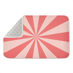 Pink Radial Rays Print Indoor Door Mat