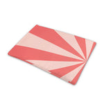 Pink Radial Rays Print Pet Cooling Mat Cover