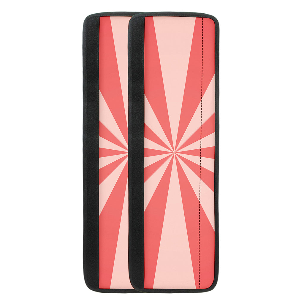 Pink Radial Rays Print Refrigerator Handle Covers