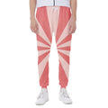 Pink Radial Rays Print Joggers