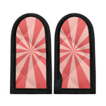 Pink Radial Rays Print Skillet Handle Cover