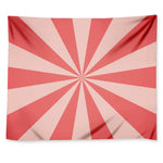 Pink Radial Rays Print Tapestry