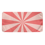 Pink Radial Rays Print Towel
