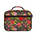 Pink Red Rose Floral Pattern Print Briefcase Bible Bag