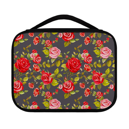 Pink Red Rose Floral Pattern Print Classic Bible Case