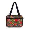 Pink Red Rose Floral Pattern Print Double Strap Bible Bag
