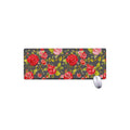Pink Red Rose Floral Pattern Print Extended Mouse Pad