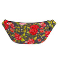 Pink Red Rose Floral Pattern Print Fanny Pack
