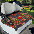 Pink Red Rose Floral Pattern Print Golf Cart Seat Cover