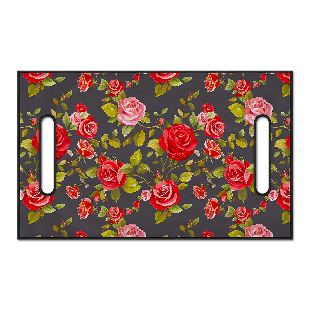 Pink Red Rose Floral Pattern Print Golf Cart Seat Cover