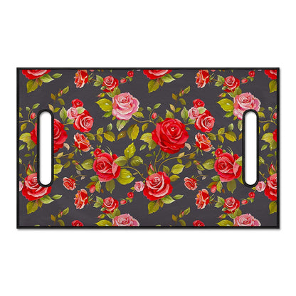 Pink Red Rose Floral Pattern Print Golf Cart Seat Cover
