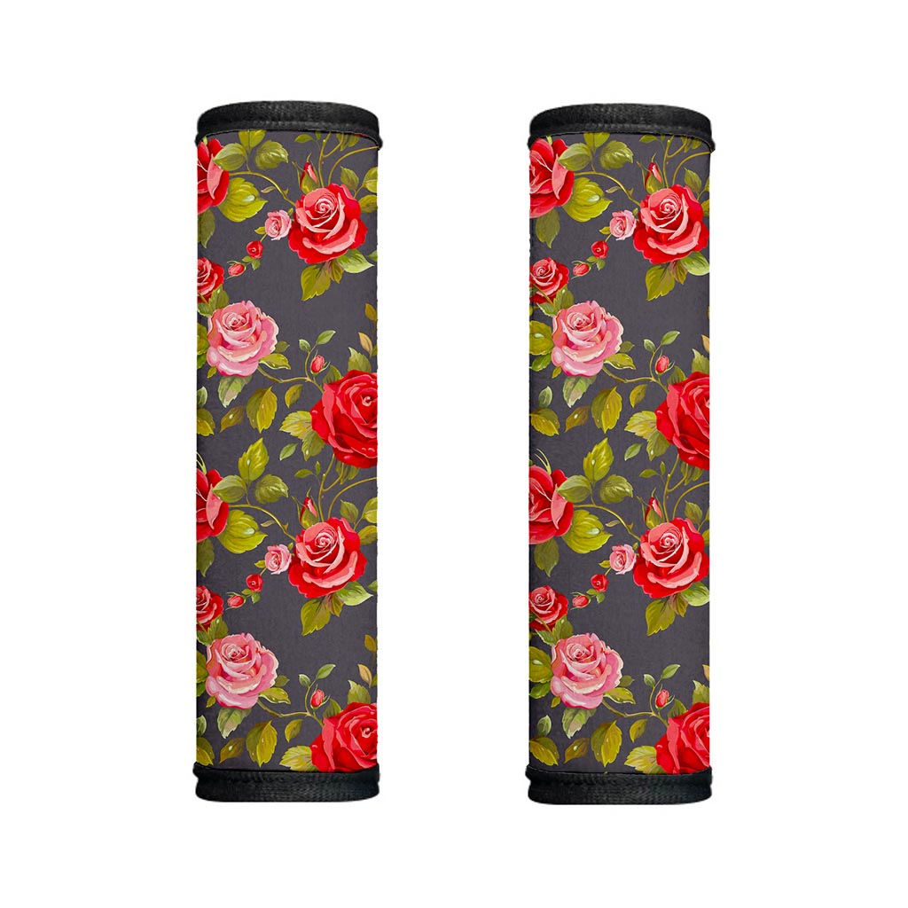 Pink Red Rose Floral Pattern Print Handle Covers