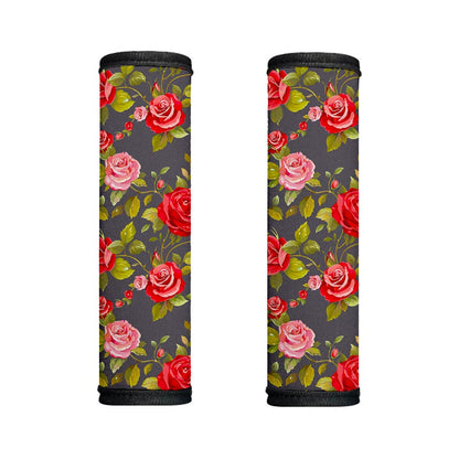 Pink Red Rose Floral Pattern Print Handle Covers