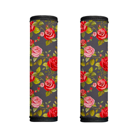 Pink Red Rose Floral Pattern Print Handle Covers