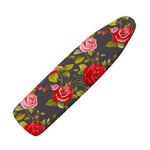Pink Red Rose Floral Pattern Print Ironing Board Cover