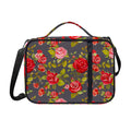 Pink Red Rose Floral Pattern Print Shoulder Strap Bible Bag