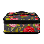 Pink Red Rose Floral Pattern Print Small Lunch Bag