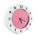Pink Ribbon Breast Cancer Pattern Print Alarm Clock