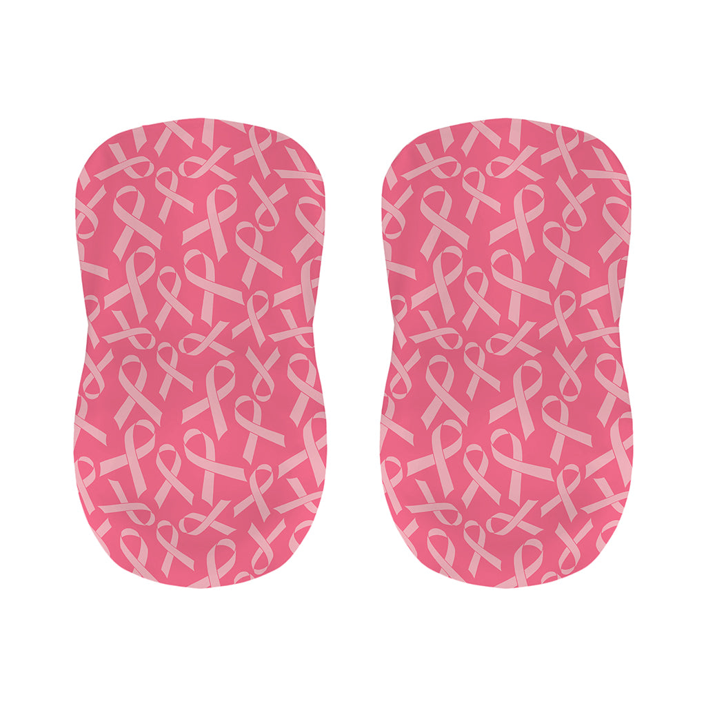 Pink Ribbon Breast Cancer Pattern Print Bar Stool Covers