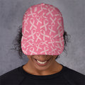 Pink Ribbon Breast Cancer Pattern Print Baseball Cap