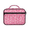 Pink Ribbon Breast Cancer Pattern Print Briefcase Bible Bag