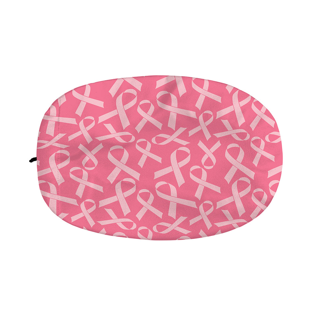 Pink Ribbon Breast Cancer Pattern Print Car Side Mirror Covers
