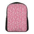 Pink Ribbon Breast Cancer Pattern Print Casual Backpack