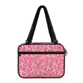 Pink Ribbon Breast Cancer Pattern Print Double Strap Bible Bag