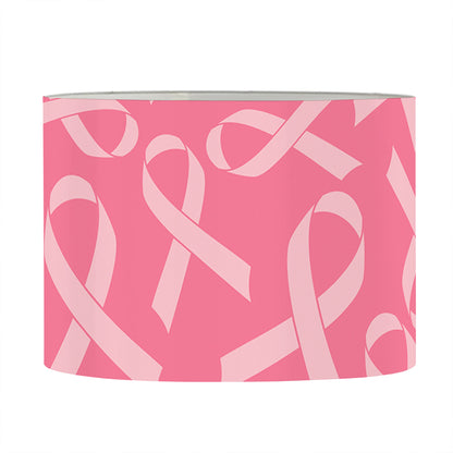 Pink Ribbon Breast Cancer Pattern Print Drum Lamp Shade