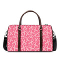 Pink Ribbon Breast Cancer Pattern Print Duffel Bag
