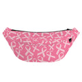 Pink Ribbon Breast Cancer Pattern Print Fanny Pack