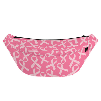 Pink Ribbon Breast Cancer Pattern Print Fanny Pack