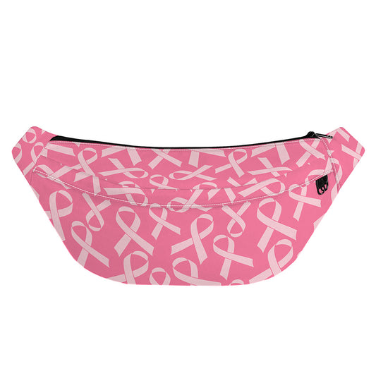 Pink Ribbon Breast Cancer Pattern Print Fanny Pack