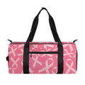 Pink Ribbon Breast Cancer Pattern Print Gym Bag