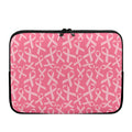 Pink Ribbon Breast Cancer Pattern Print Laptop Sleeve
